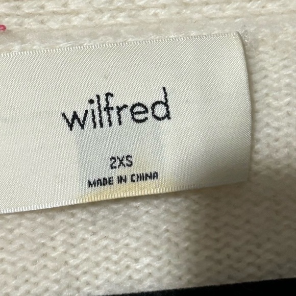 Wilfred Cream Cardigan Sweater - Picture 4 of 6